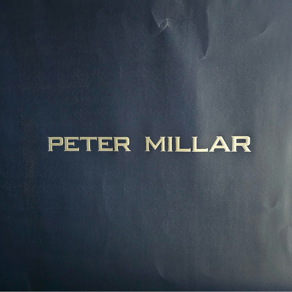 Authentic Peter Millar Paper Shopping Bag